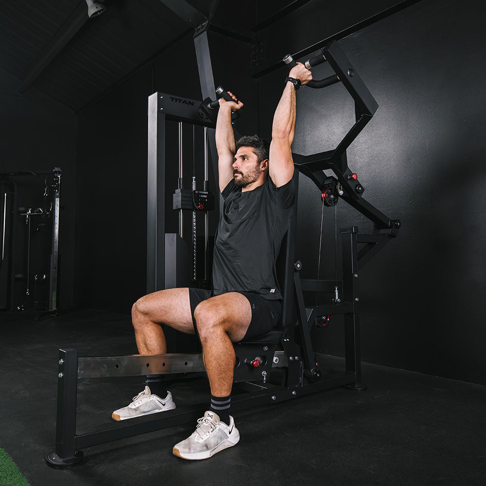 Selectorized Incline Chest & Shoulder Press | Titan Fitness