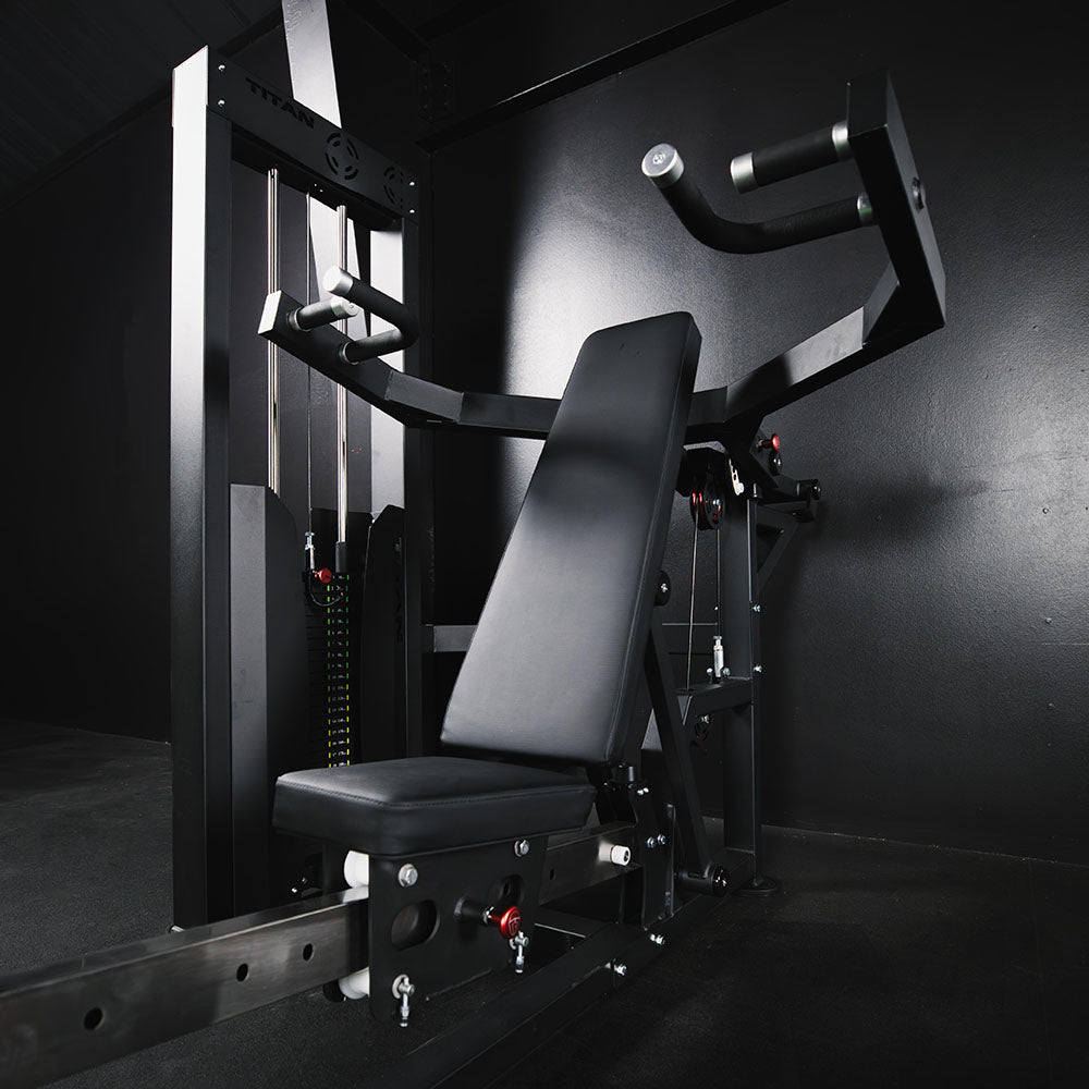 Selectorized Incline Chest & Shoulder Press | Titan Fitness Selectorized Incline Chest & Shoulder Press | Titan Fitness