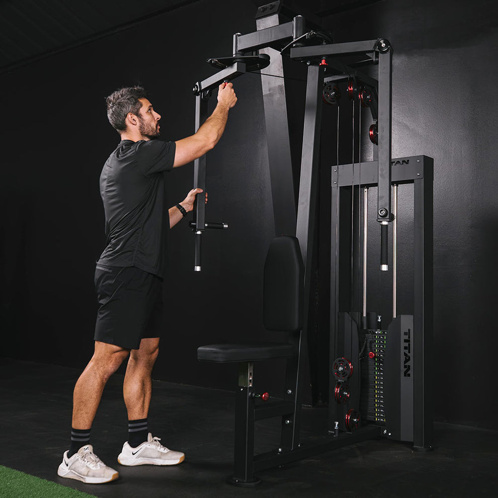 Selectorized Pec Fly and Reverse Delt Machine | Titan Fitness
