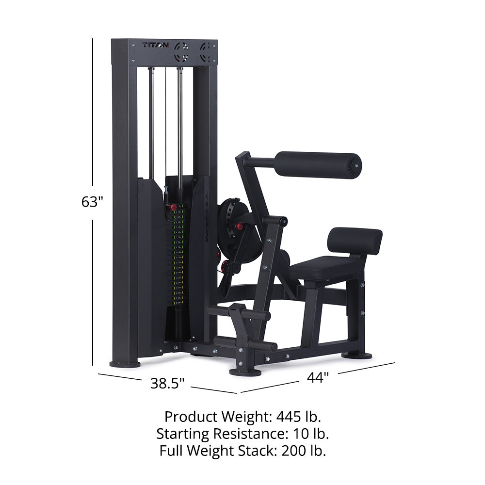 Selectorized Abdominal & Lower Back Machine