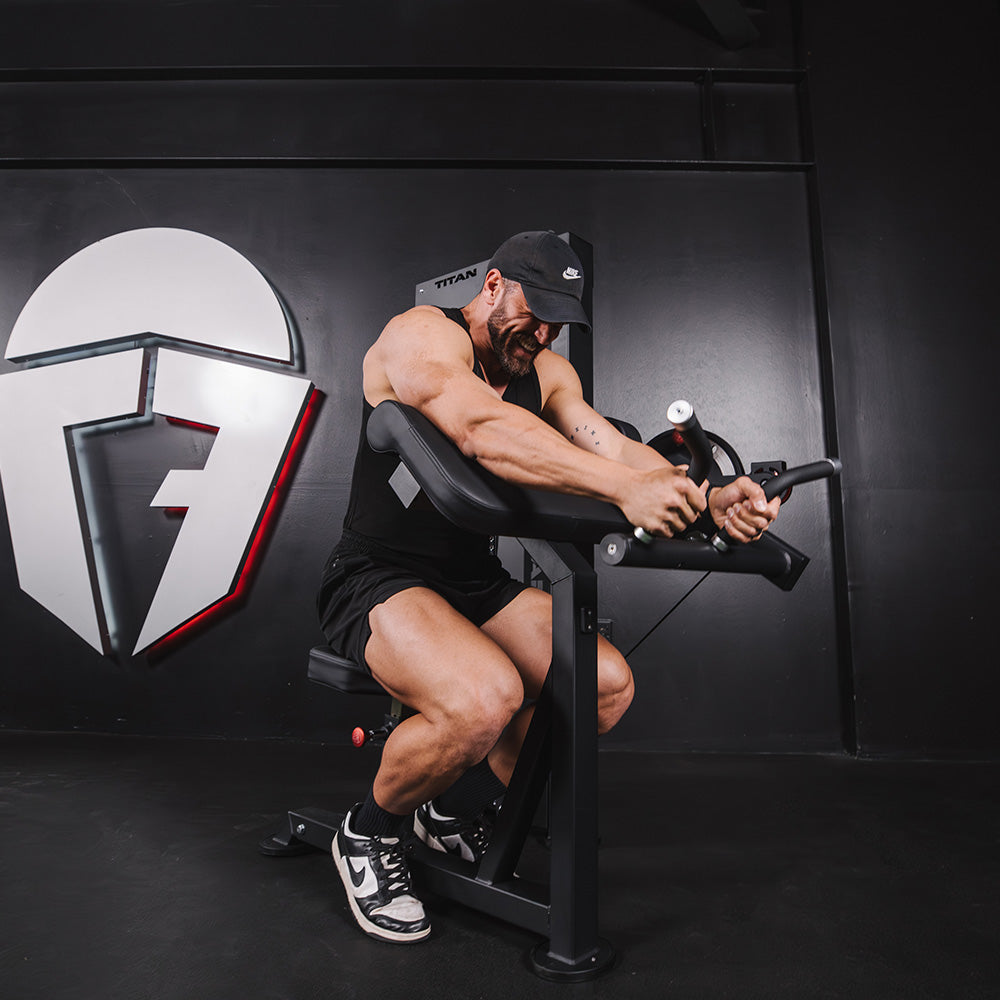 Selectorized Bicep and Tricep Machine