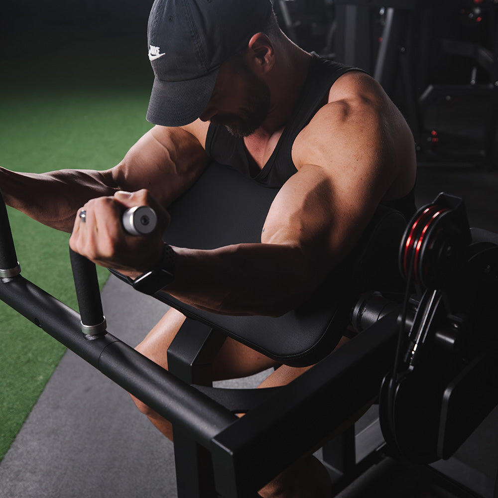 Selectorized Bicep and Tricep Machine - view 7