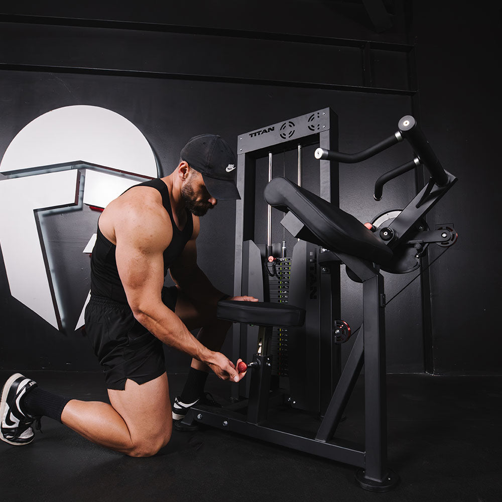 Selectorized Bicep and Tricep Machine