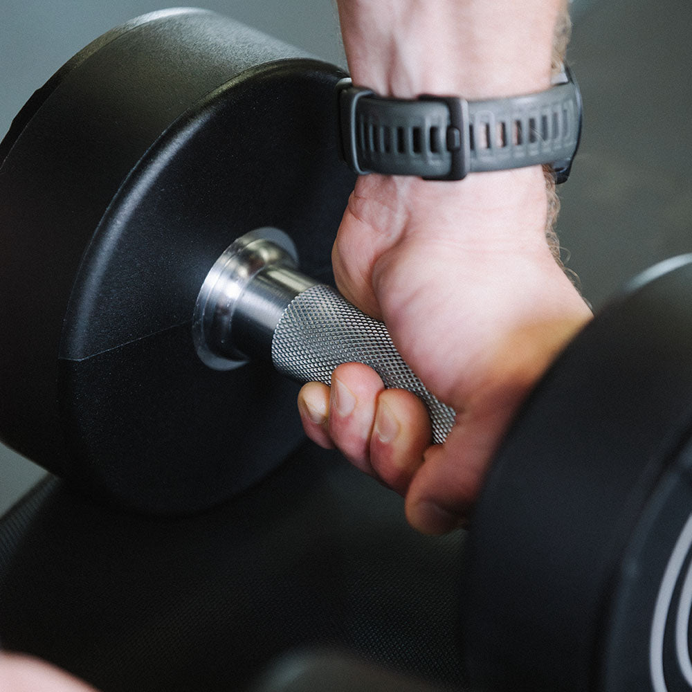 55 LB - 75 LB Set Round Urethane Dumbbells