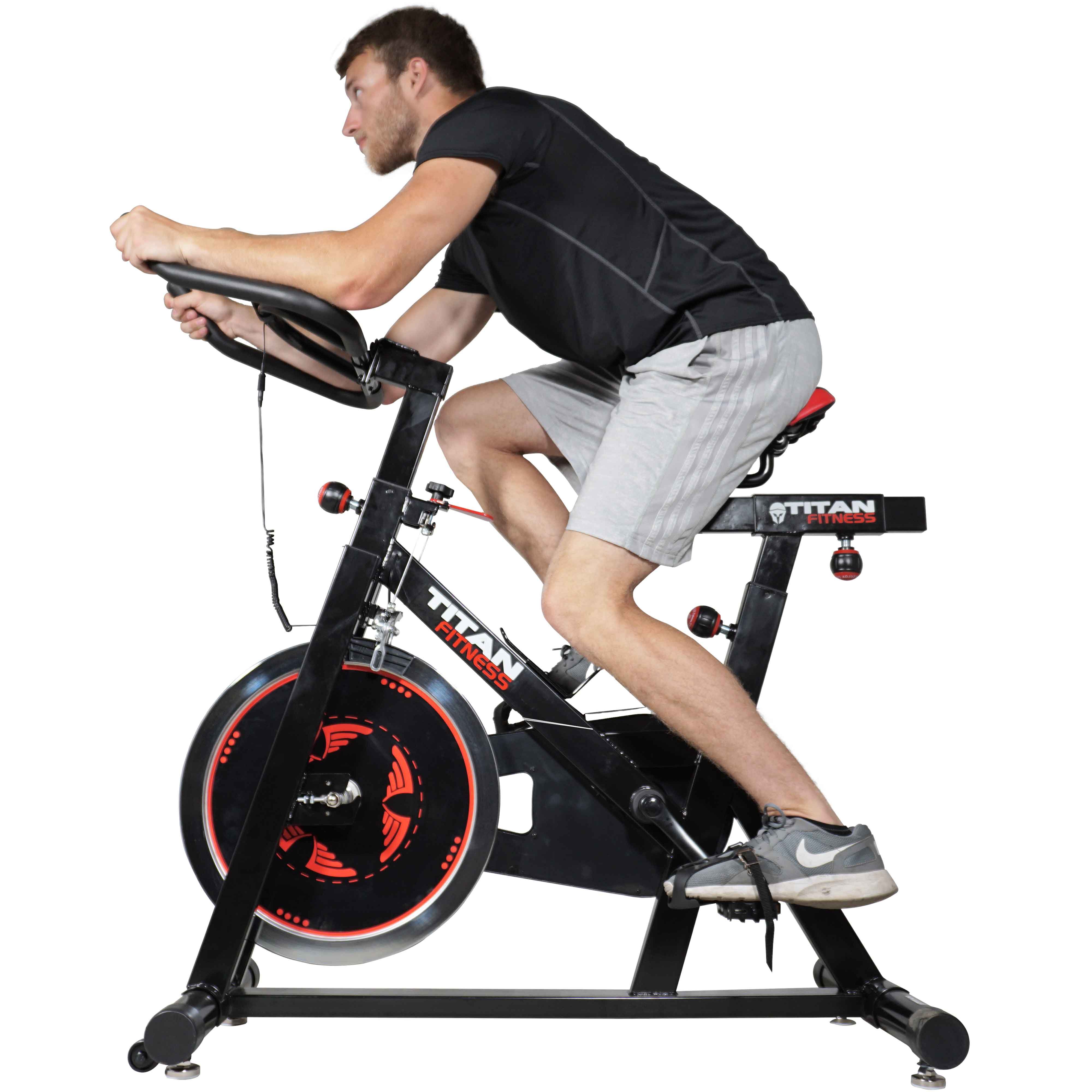 Titan fitness spin bike sale