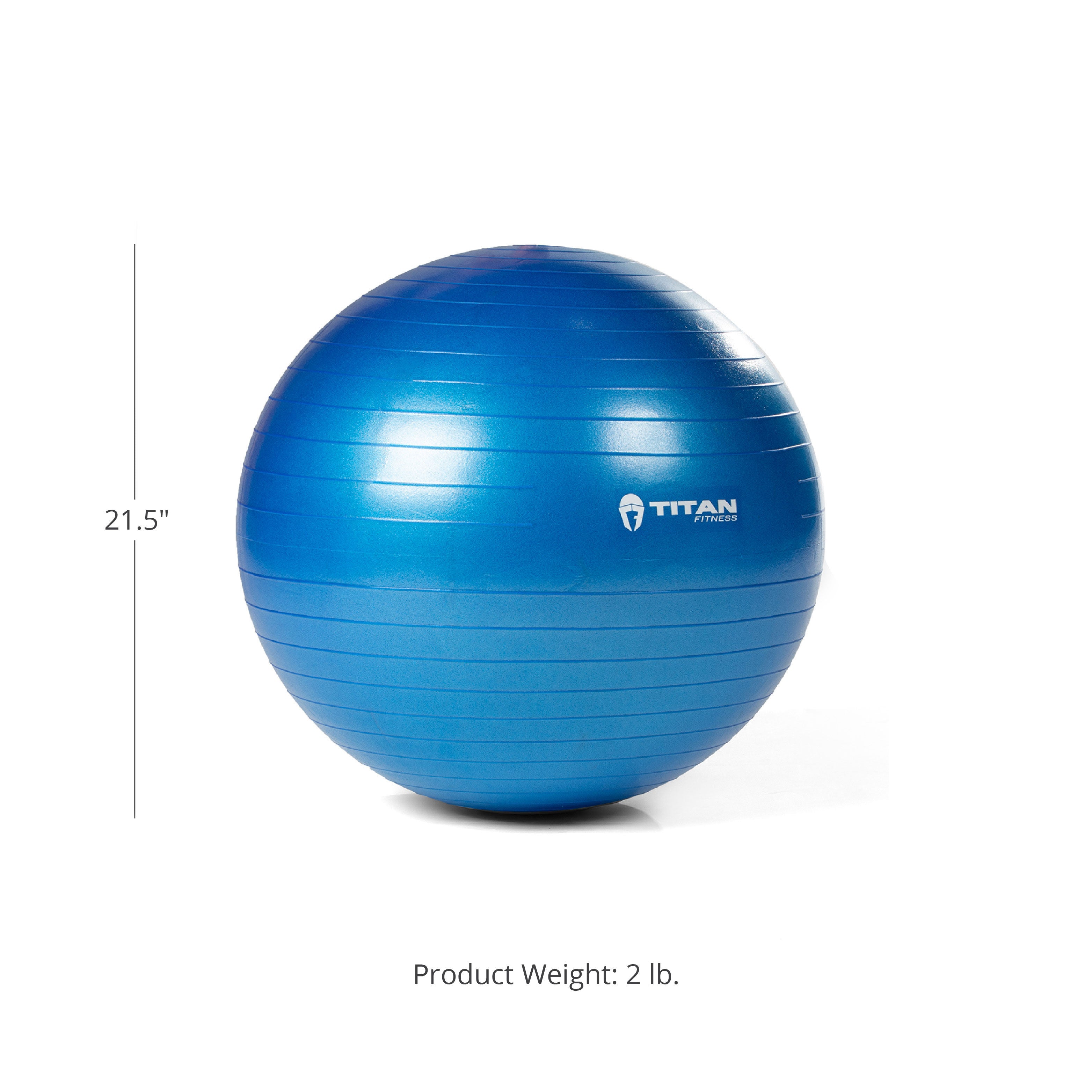 Scratch and Dent - 55cm Anti Burst Yoga Stability Exercise Ball w