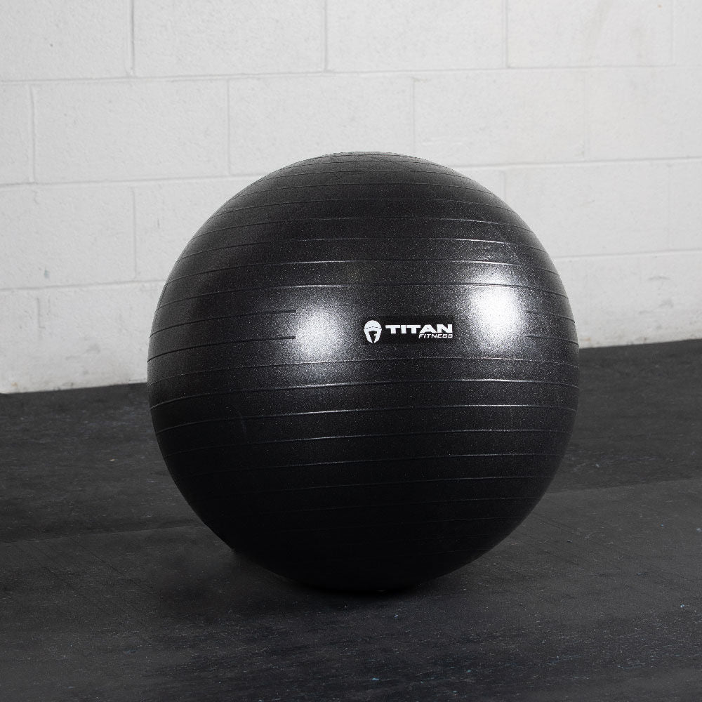 65cm Black Exercise Stability Ball - view 2
