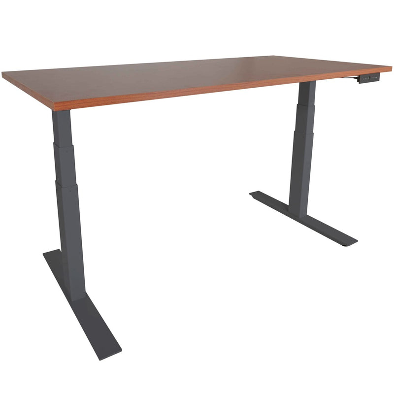 A6 Adjustable Sit To Stand Desk 24"- 50" W/ Wood 60" X 30" Top