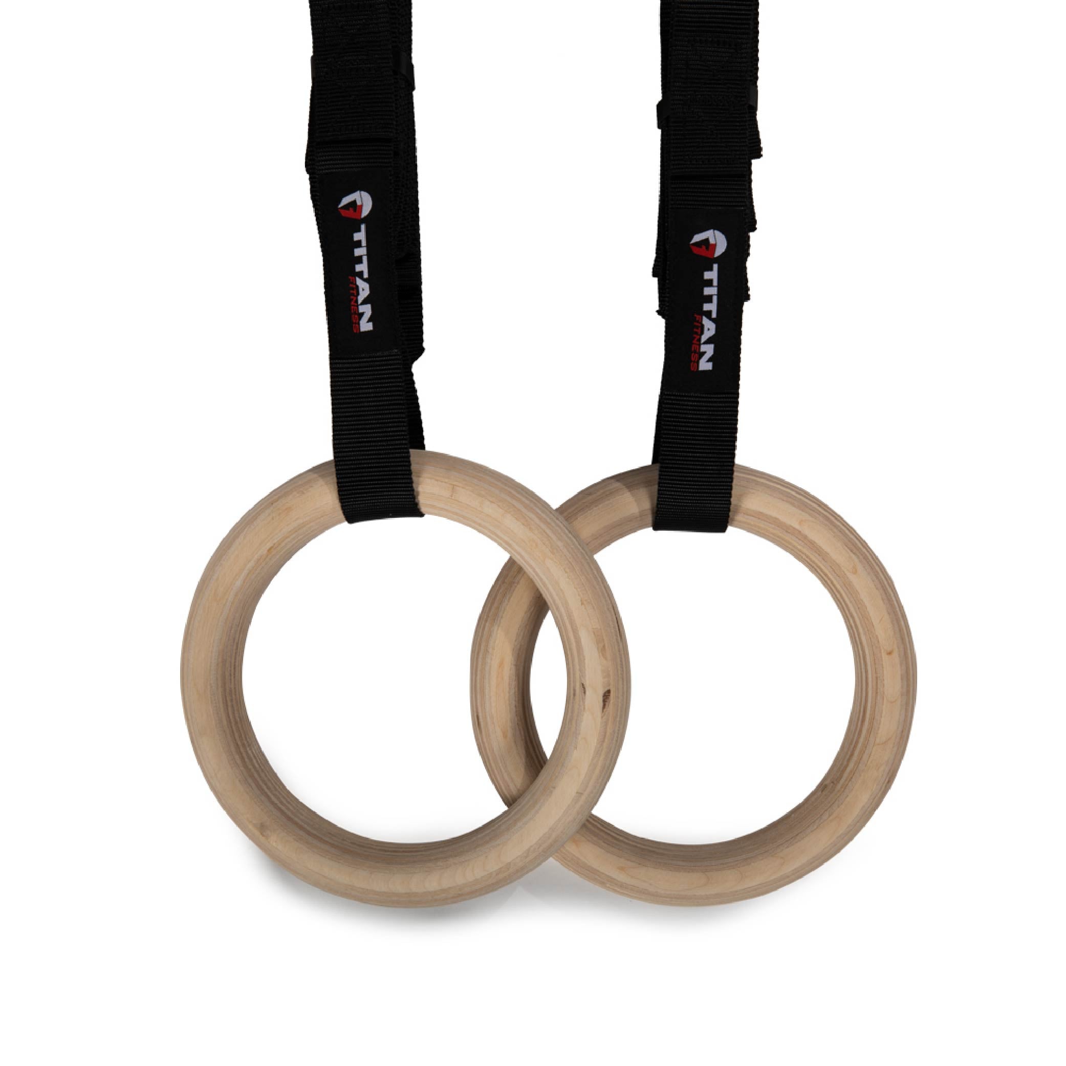 Titan Fitness Wooden Gymnastics Rings