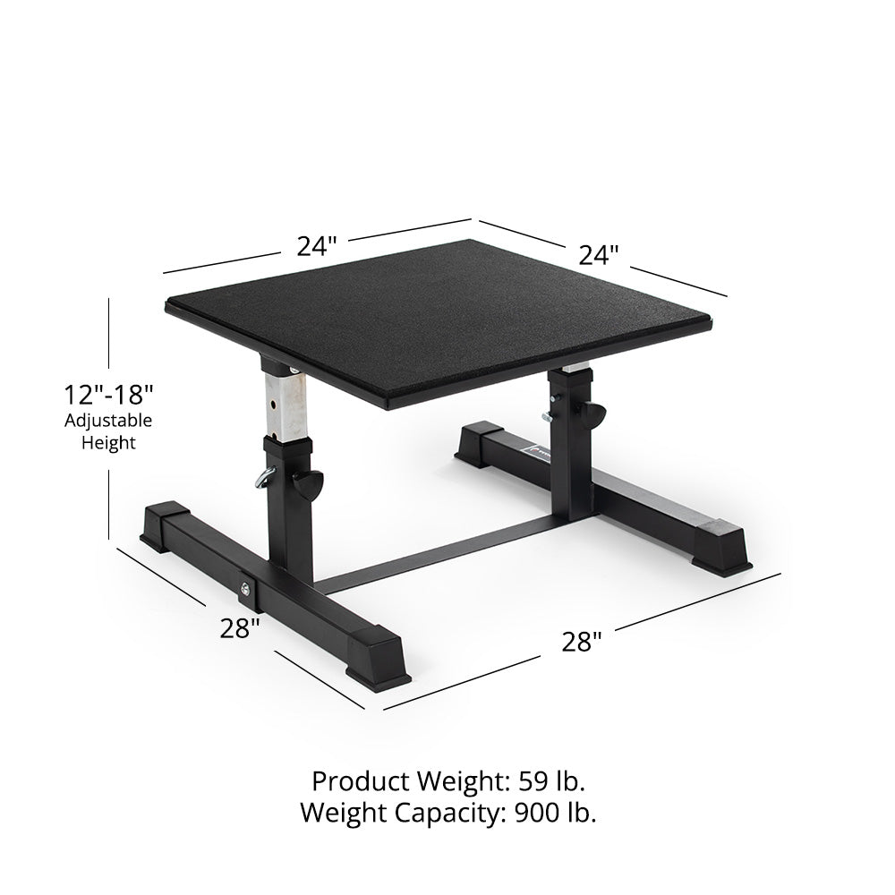 12" - 18" Adjustable Plyometric Box