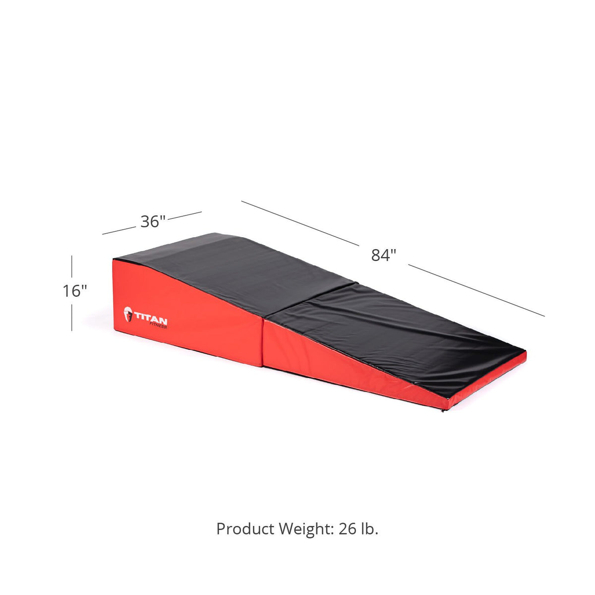 Scratch and Dent - Incline Gymnastics Mat – Handstand Ramp – Folding ...