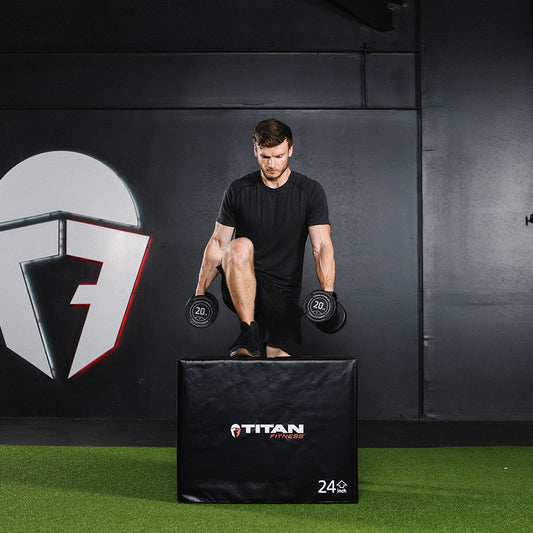 3-in-1 Soft Foam Plyometric Box – 20 inch x 24 inch x 30 inch view 2