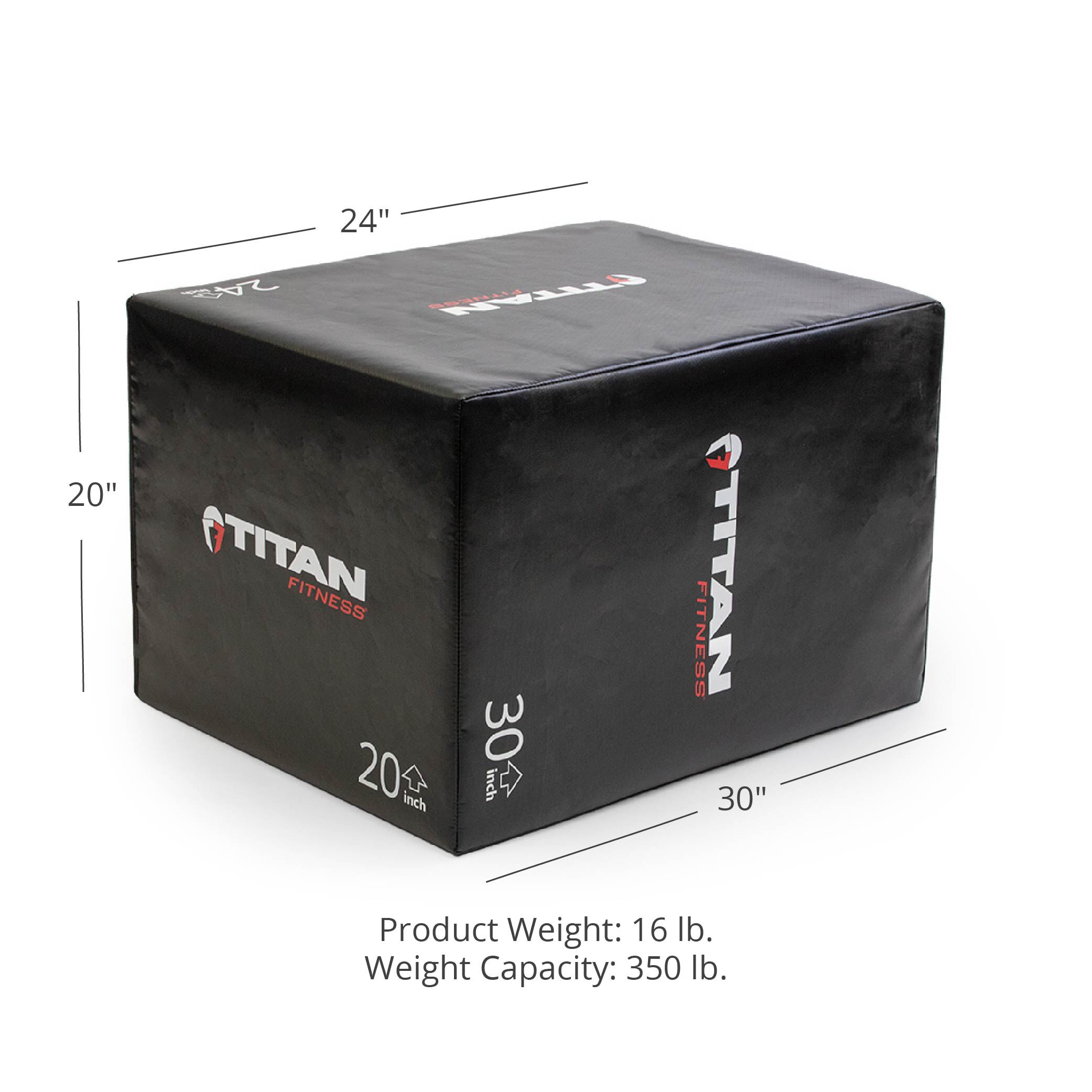 3-in-1 Soft Foam Plyometric Box – 20