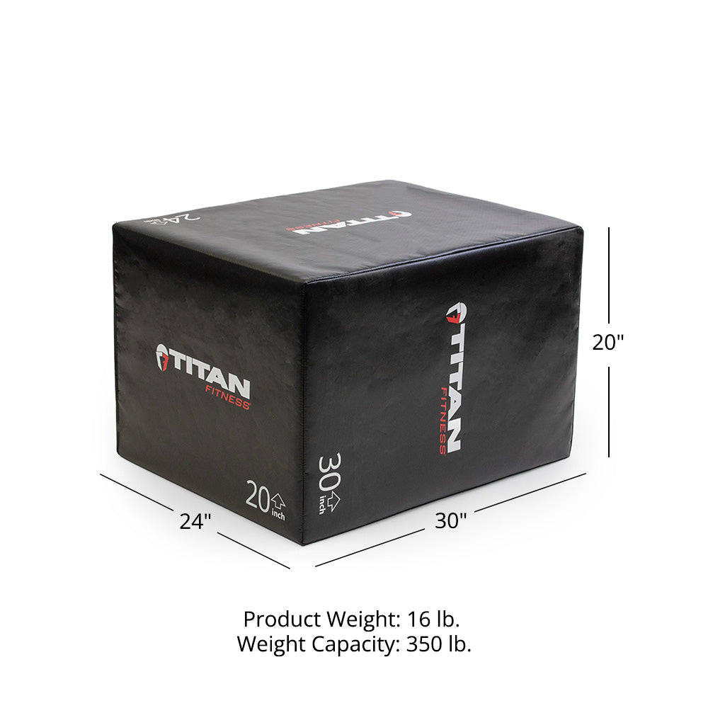 Scratch and Dent, 3-in-1 Soft Foam Plyometric Box | 20