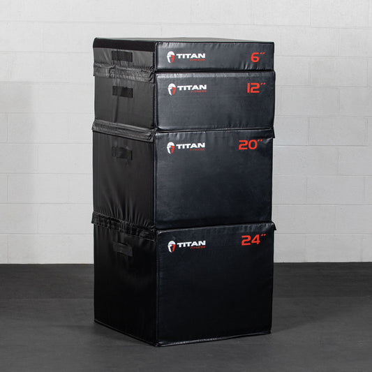 Stackable Soft Foam Plyometric Boxes view 2