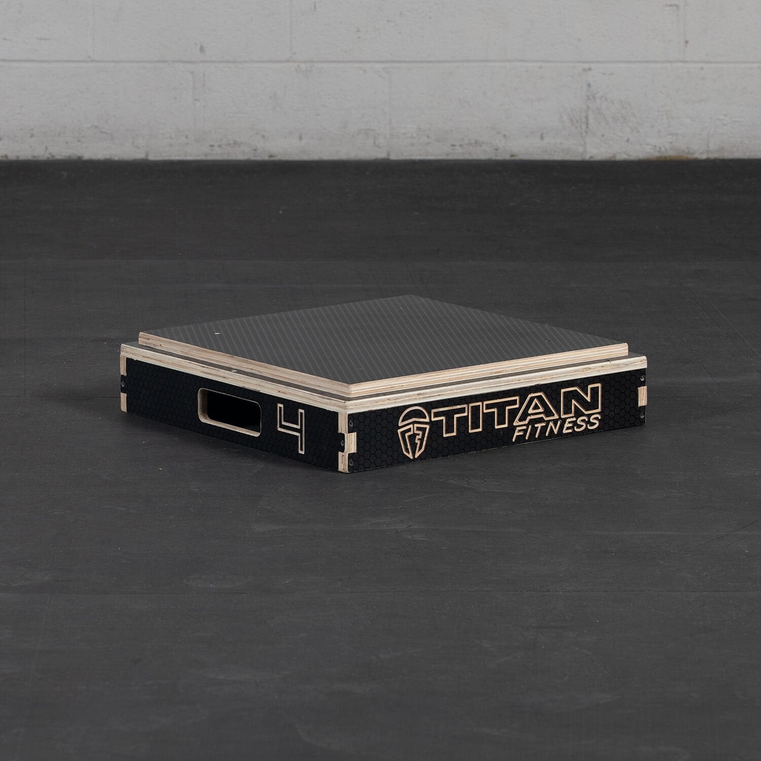 4-in Stackable Wooden Plyometric Box