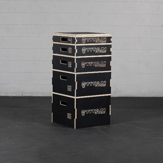 Stackable Wooden Plyometric Boxes view 2