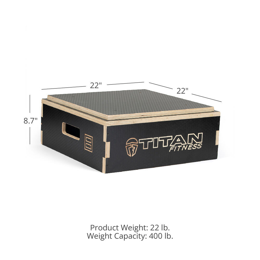 8" Stackable Wooden Plyo Box - view 9