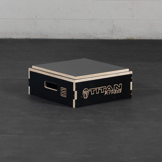 8" Stackable Wooden Plyo Box view 2