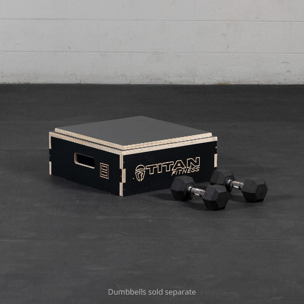 8" Stackable Wooden Plyo Box - view 3