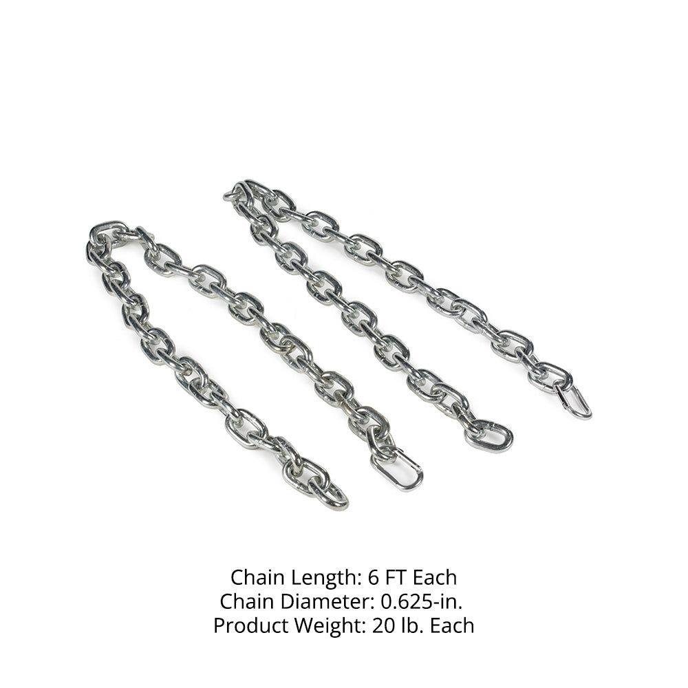 6 FT Heavy-Duty Chains (5/8") – Pair - view 6