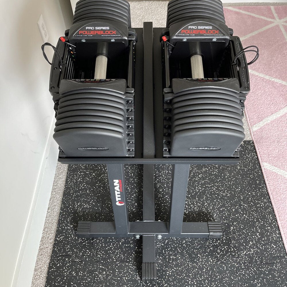 Dumbbell Stand and Plate Tree V3 - view 8