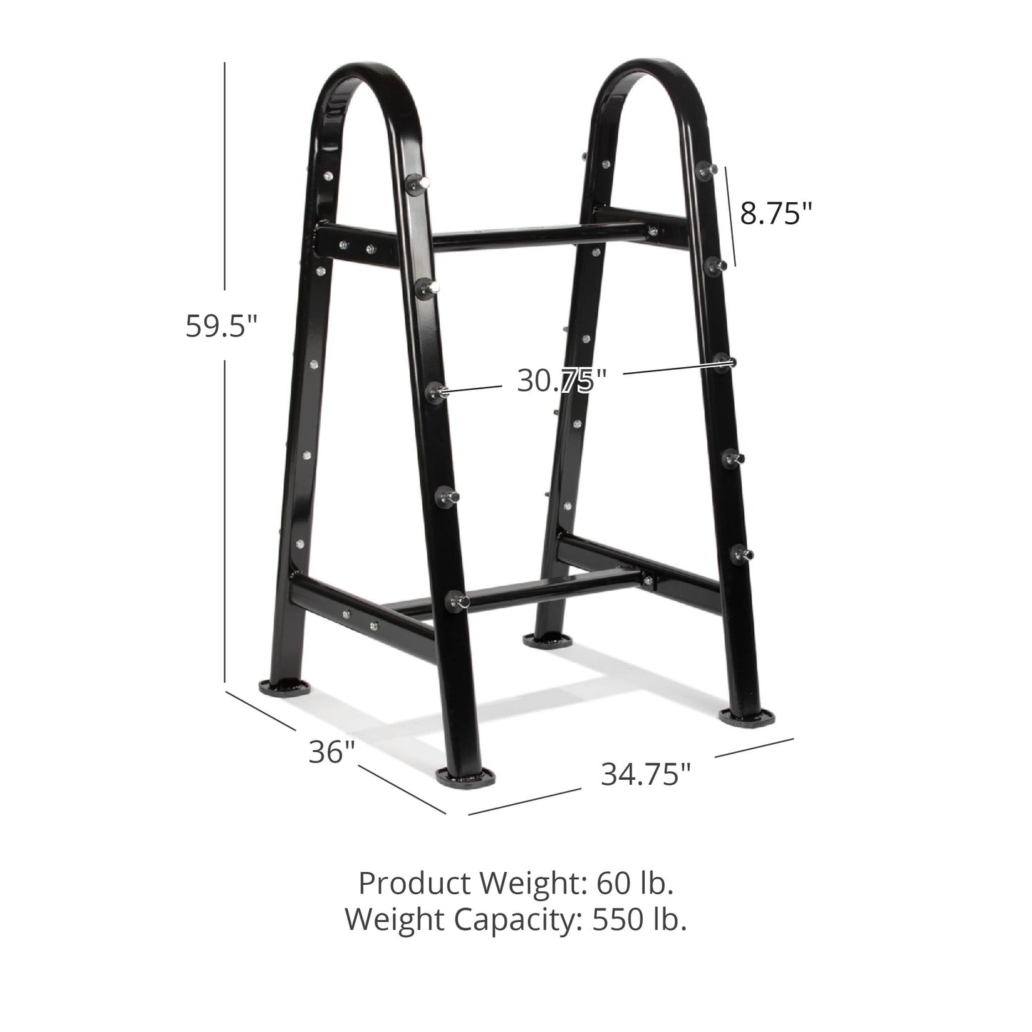 Fixed Barbell Rack - view 8
