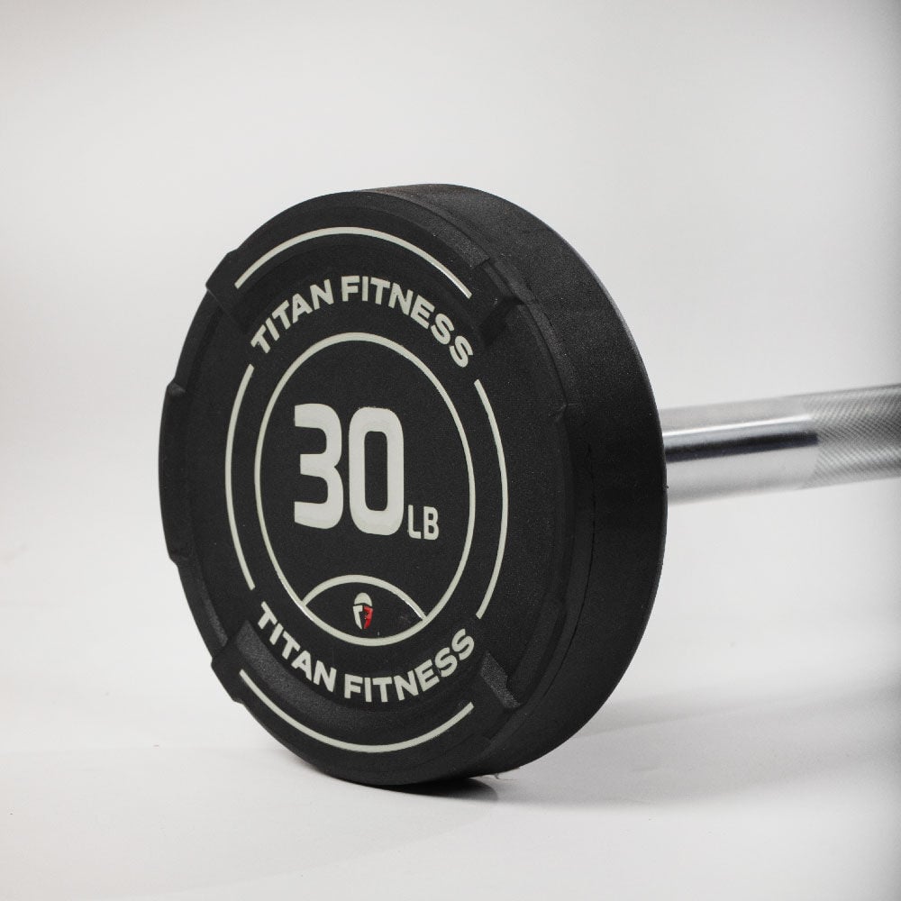 Titan fitness fixed barbell sale