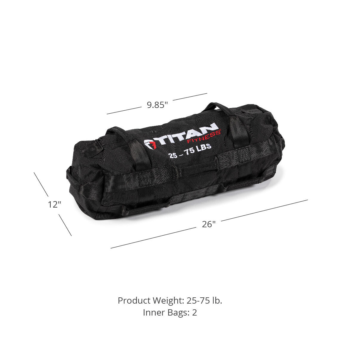 25 75 LB PRO Sandbag Titan Fitness