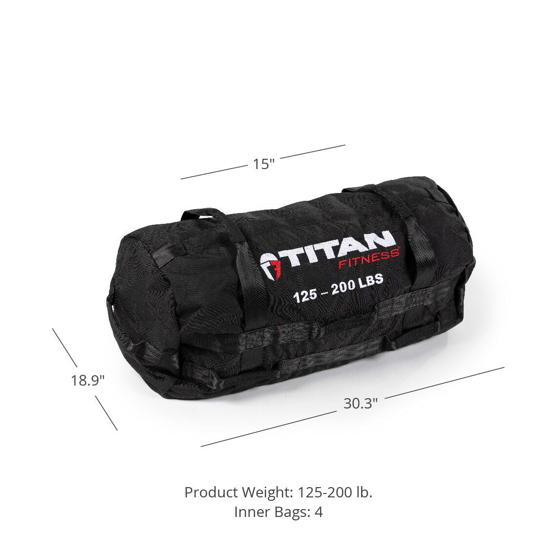 125 200 LB PRO Sandbag Titan Fitness