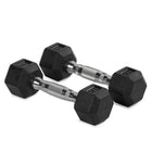 5 LB Rubber Hex Dumbbells