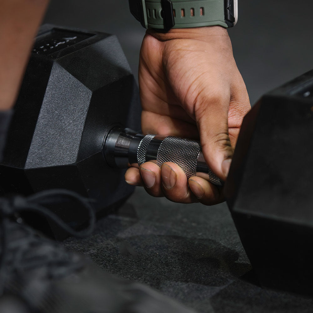 15 LB Rubber Hex Dumbbells