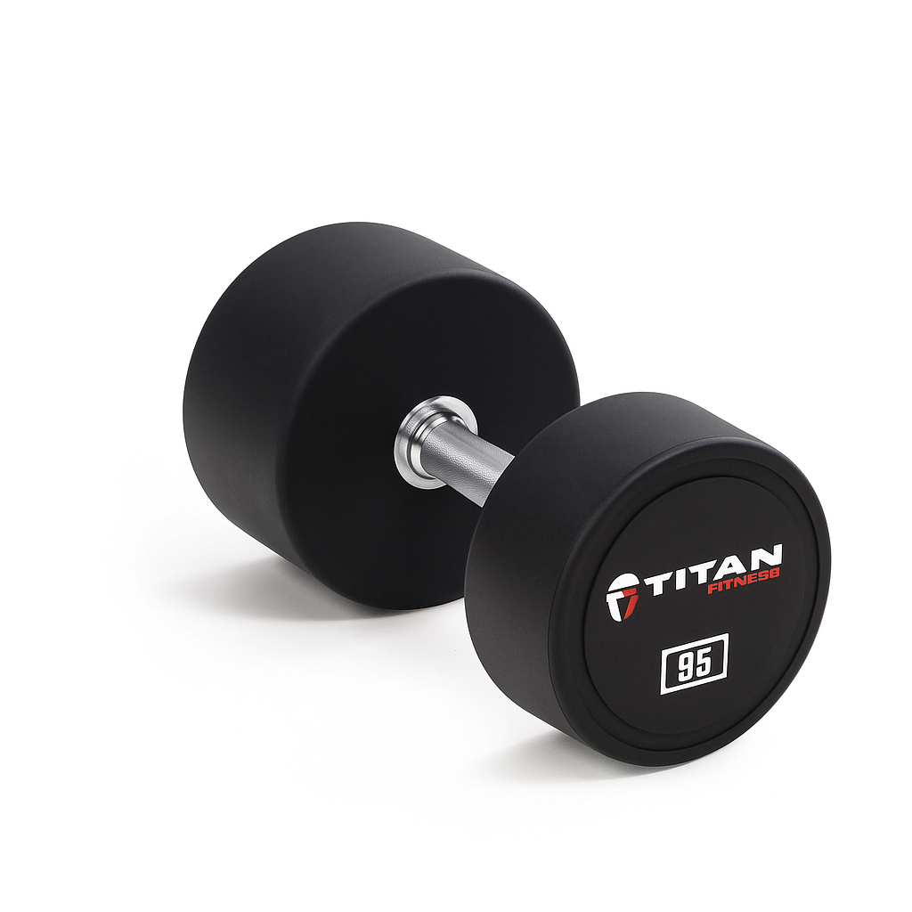 Scratch and Dent, 95 LB Classic Round Urethane Dumbbell - view 1