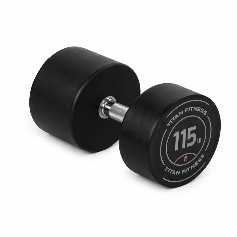 Scratch and Dent, 115 LB Round Urethane Dumbbell