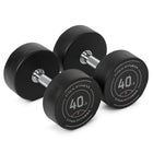 40 LB Pair Round Urethane Dumbbells