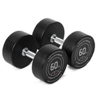 60 LB Pair Round Urethane Dumbbells