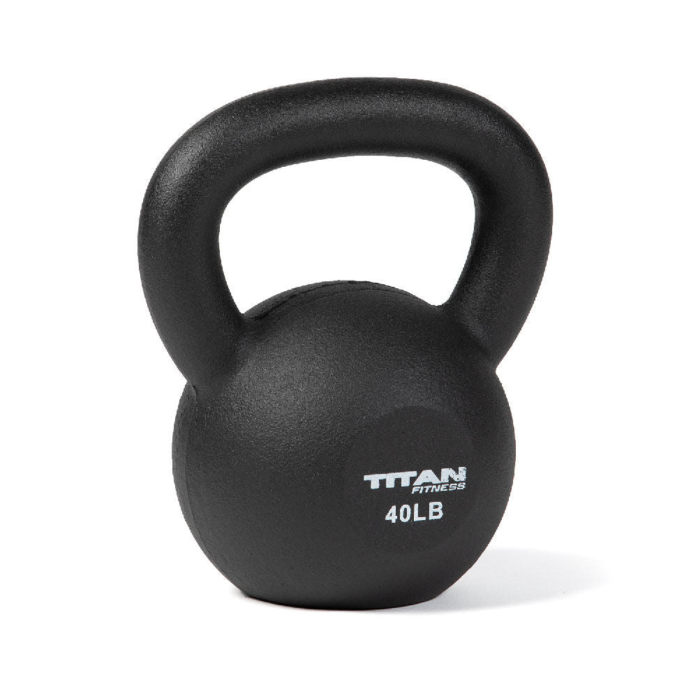 40lb Cast Iron Powder Coated authentic Kettlebell