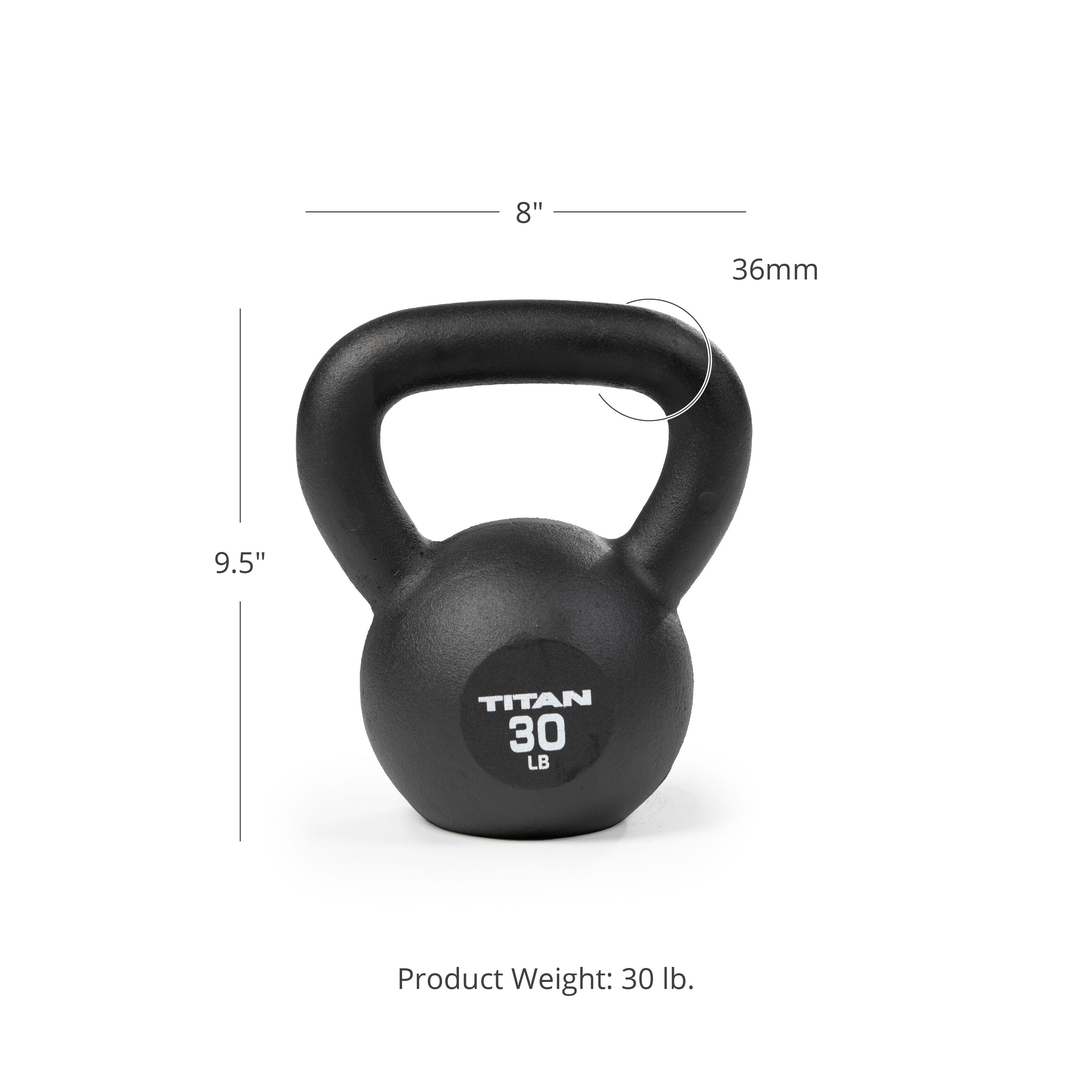 Titan Fitness Kettlebell - Thumbnail 3
