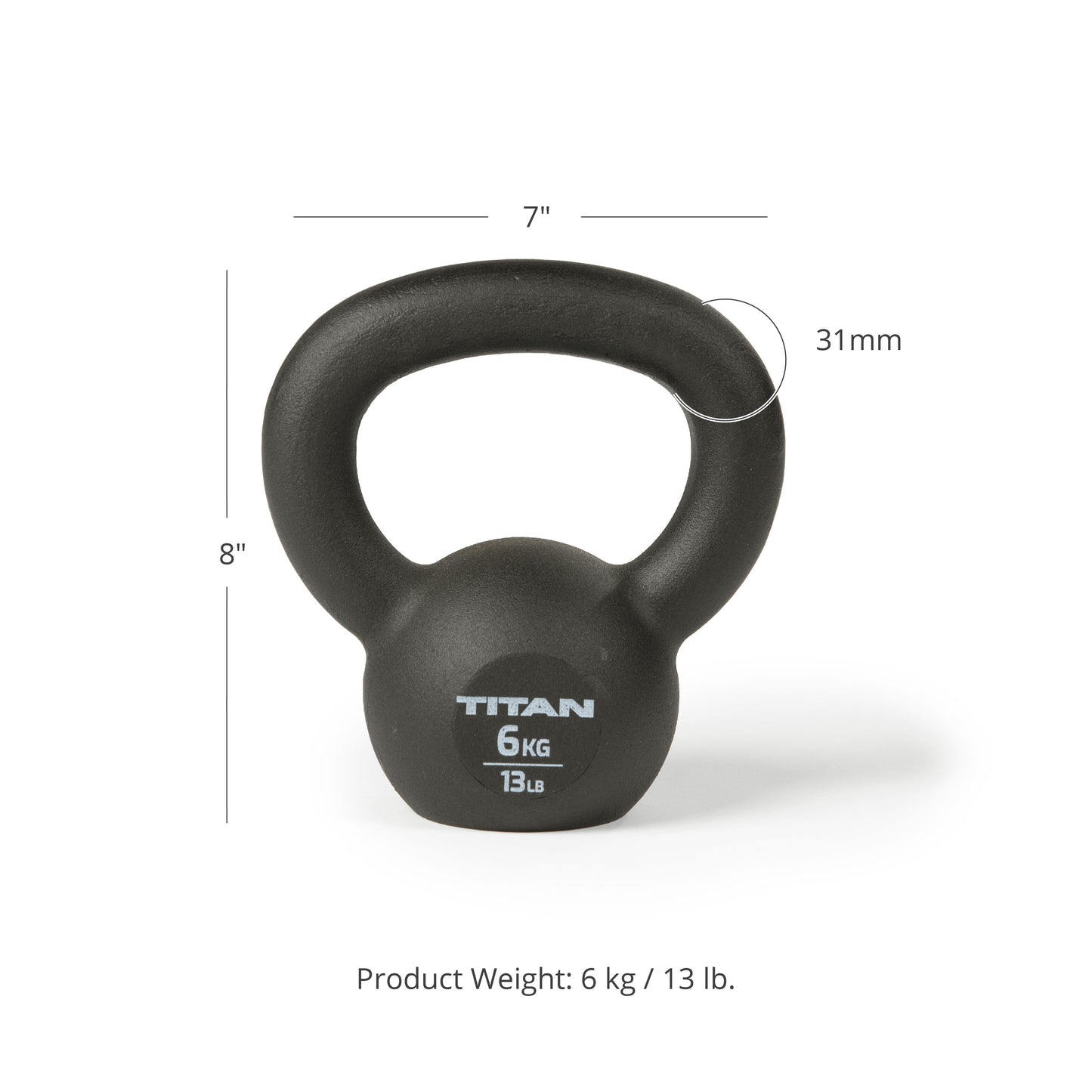 6 KG Cast Iron Kettlebell - view 6