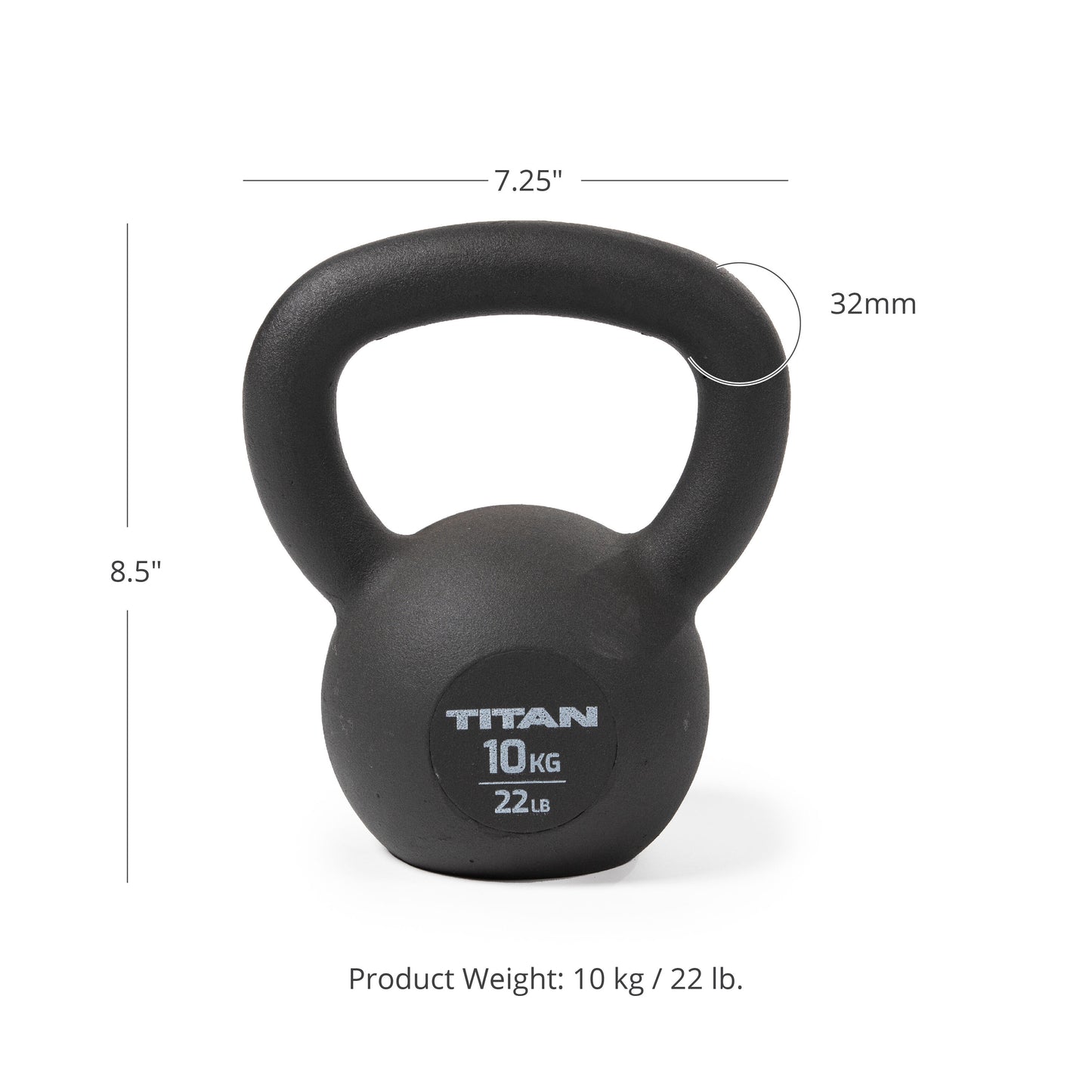 10 KG Cast Iron Kettlebell - view 6