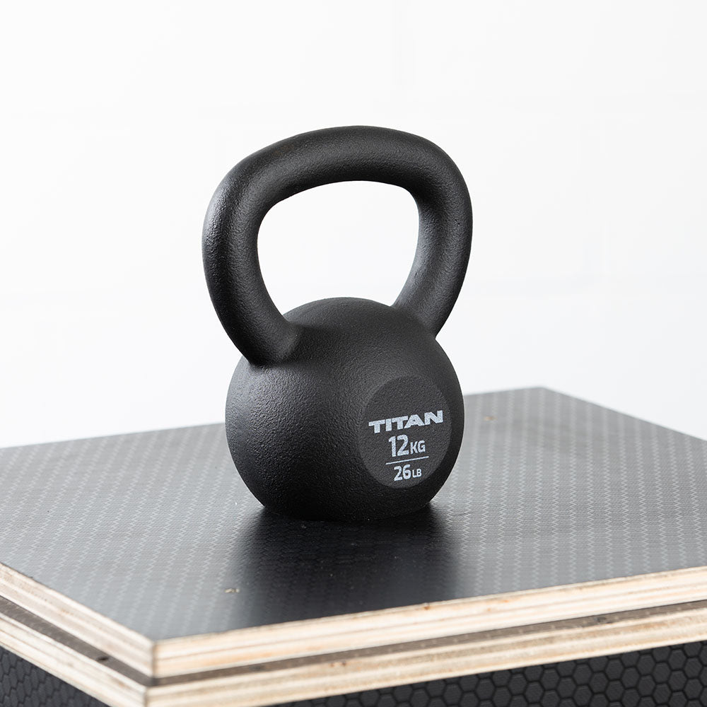 12 KG Cast Iron Kettlebell – Titan Fitness