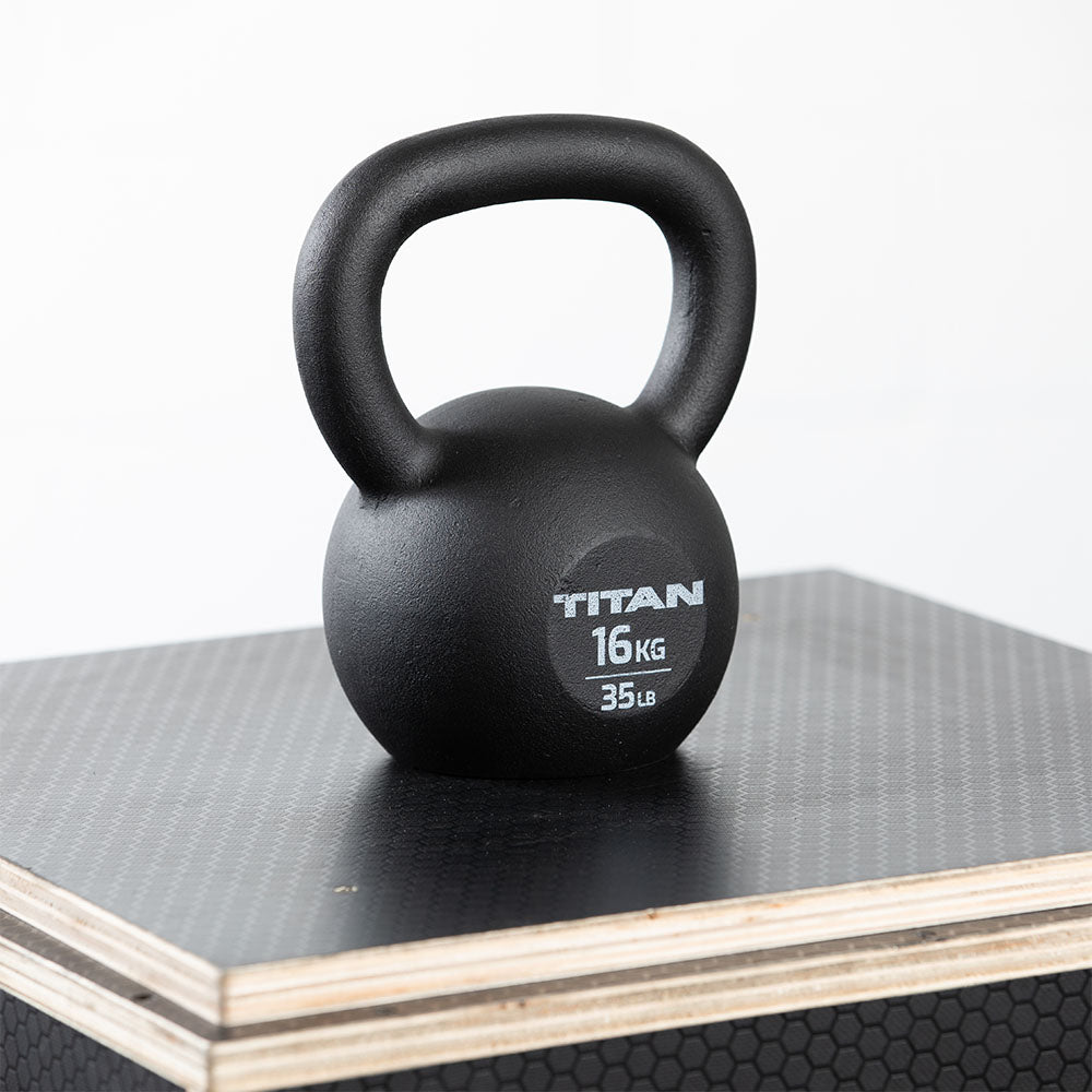 16 KG Cast Iron Kettlebell – Titan Fitness