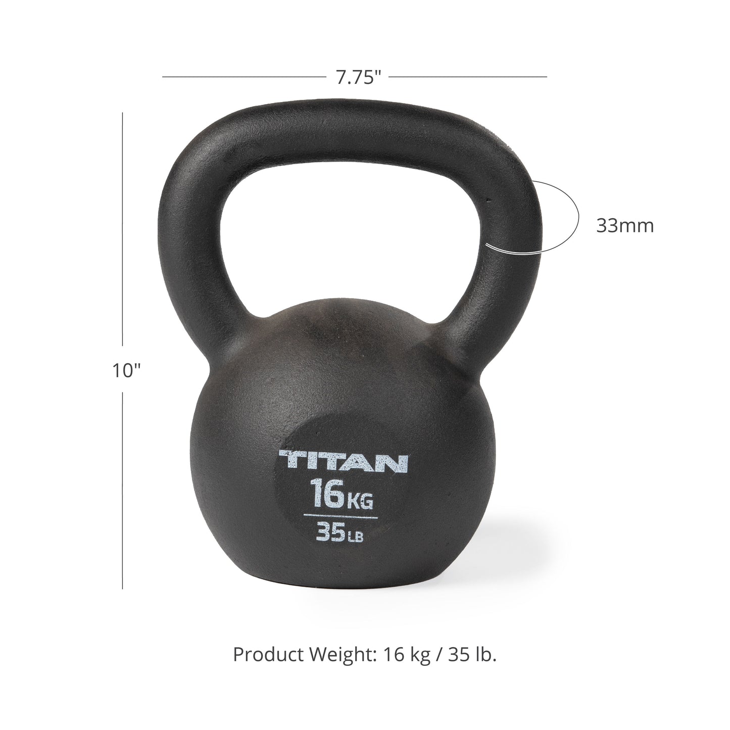 16 KG Cast Iron Kettlebell - view 6