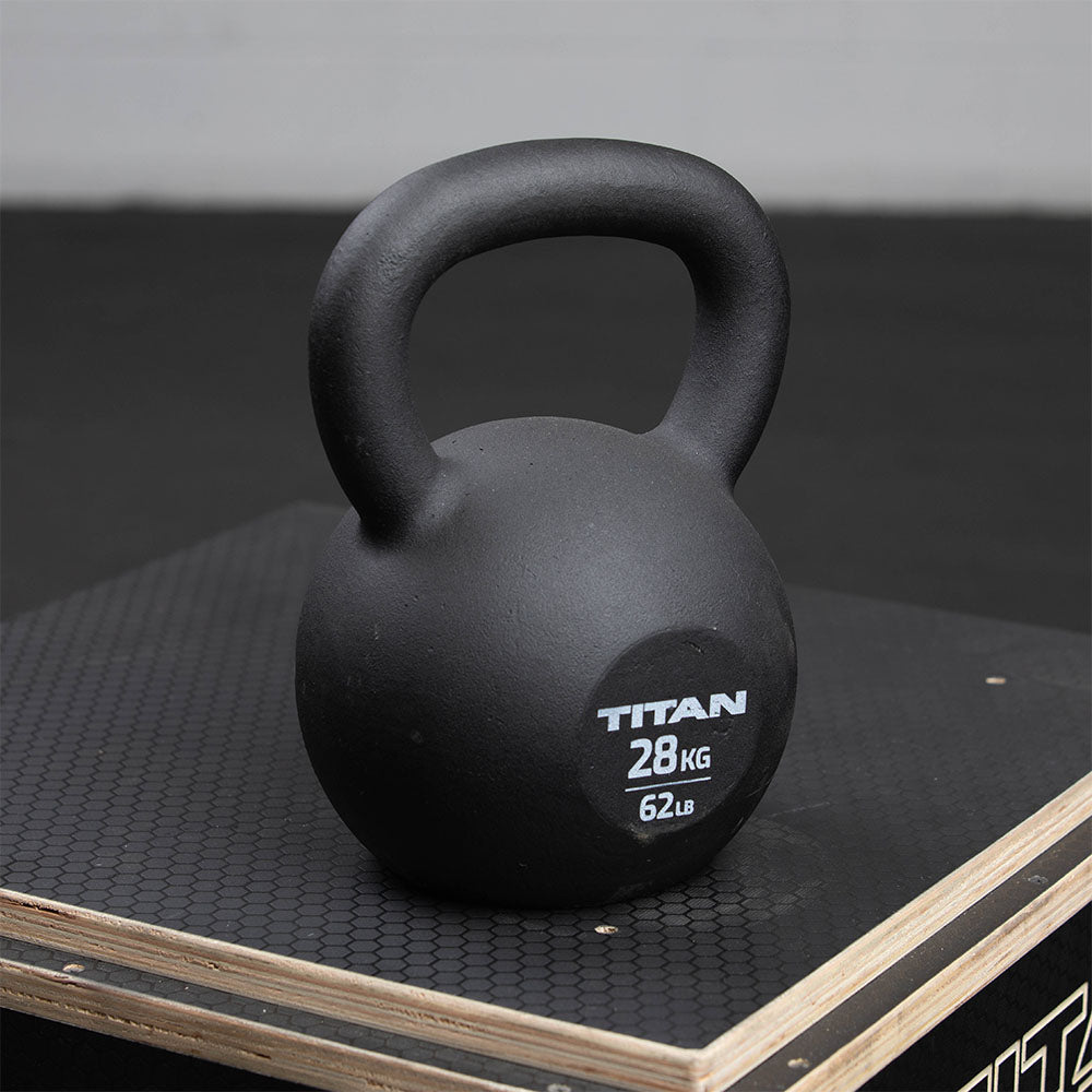 28 KG Cast Iron Kettlebell – Titan Fitness