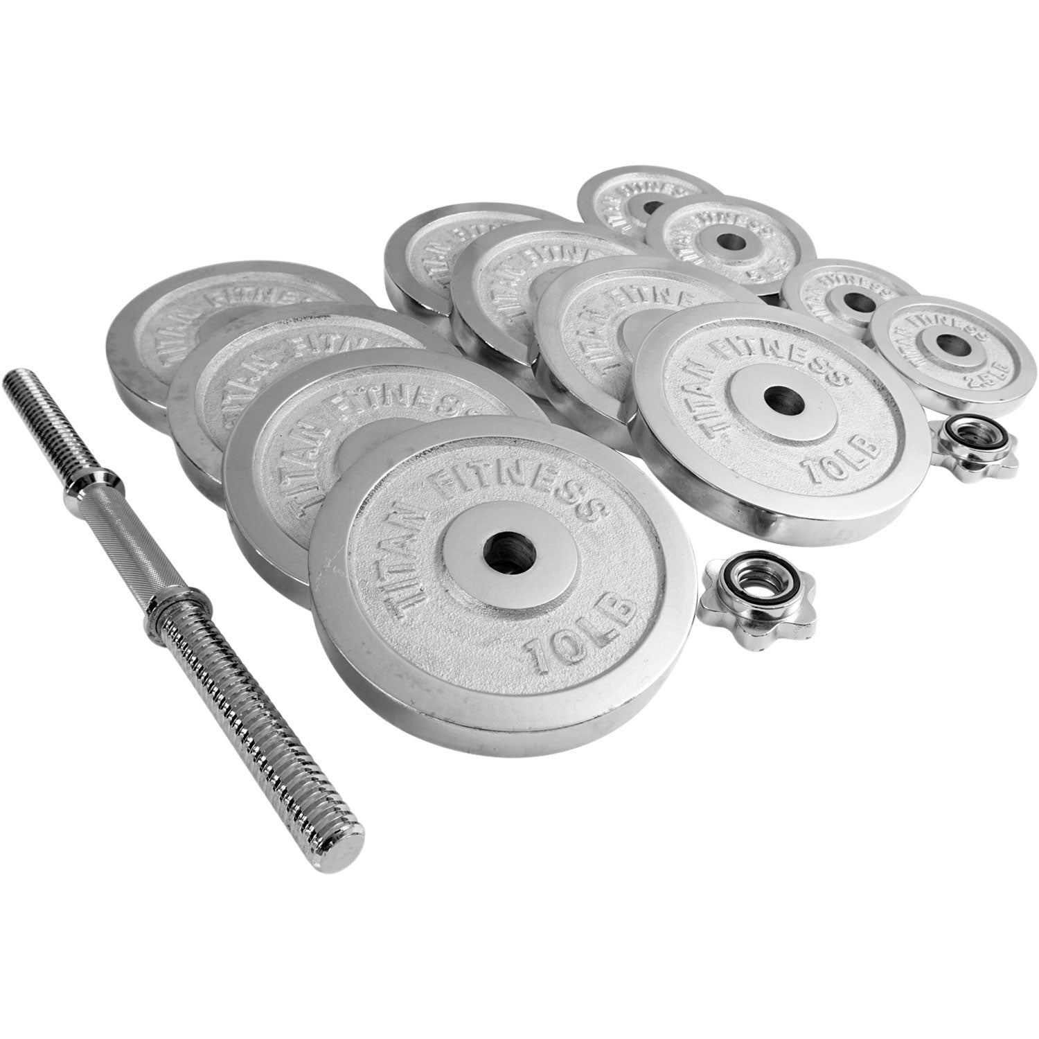 Titan fitness dumbbell set sale