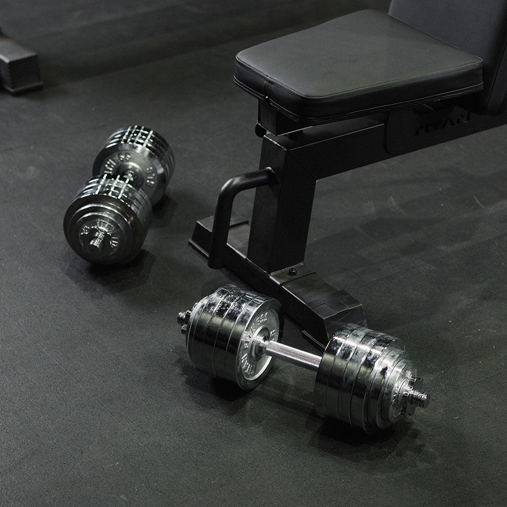 Adjustable Chrome Dumbbells Titan Fitness Dumbbells Chrome