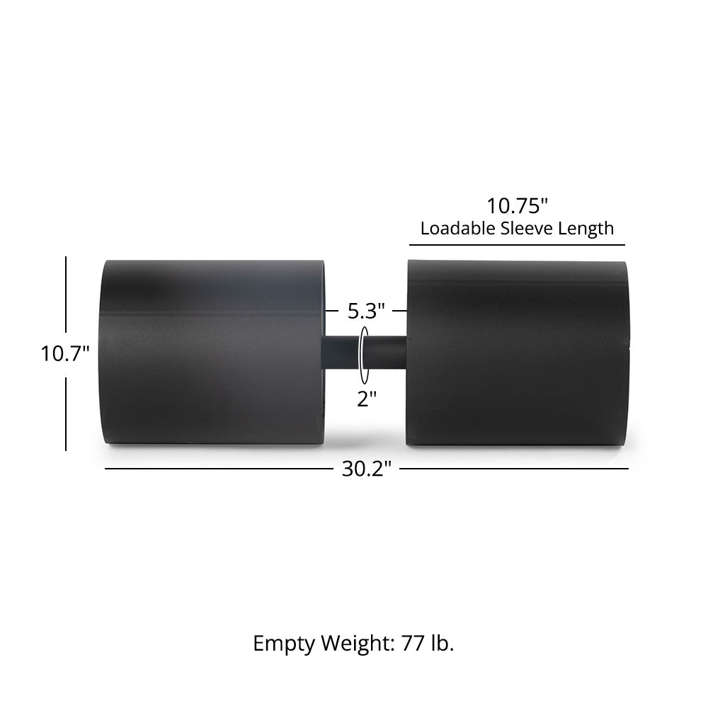 10" Circus Dumbbell, 2" Handle - view 10