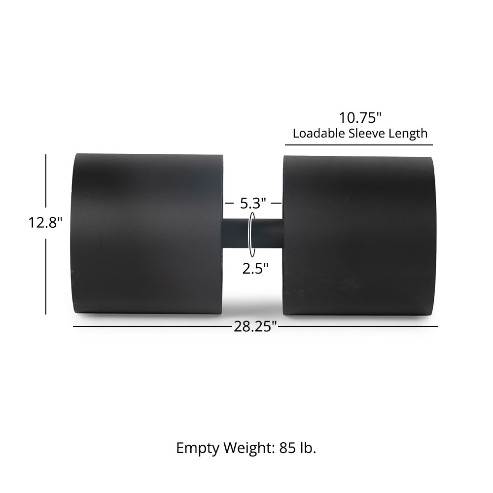 12" Circus Dumbbell, 2.5" Handle - view 10