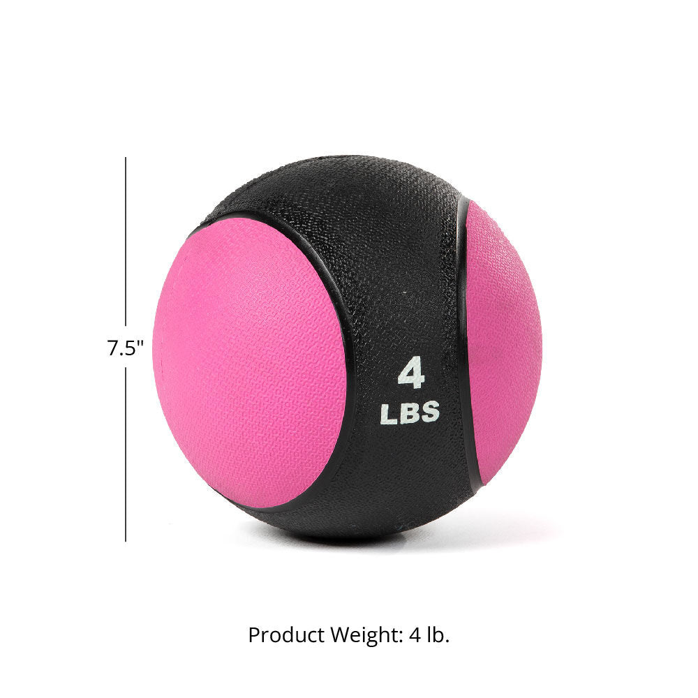 Scratch and Dent - 4lb Rubber Medicine Ball - FINAL SALE - Thumbnail 3