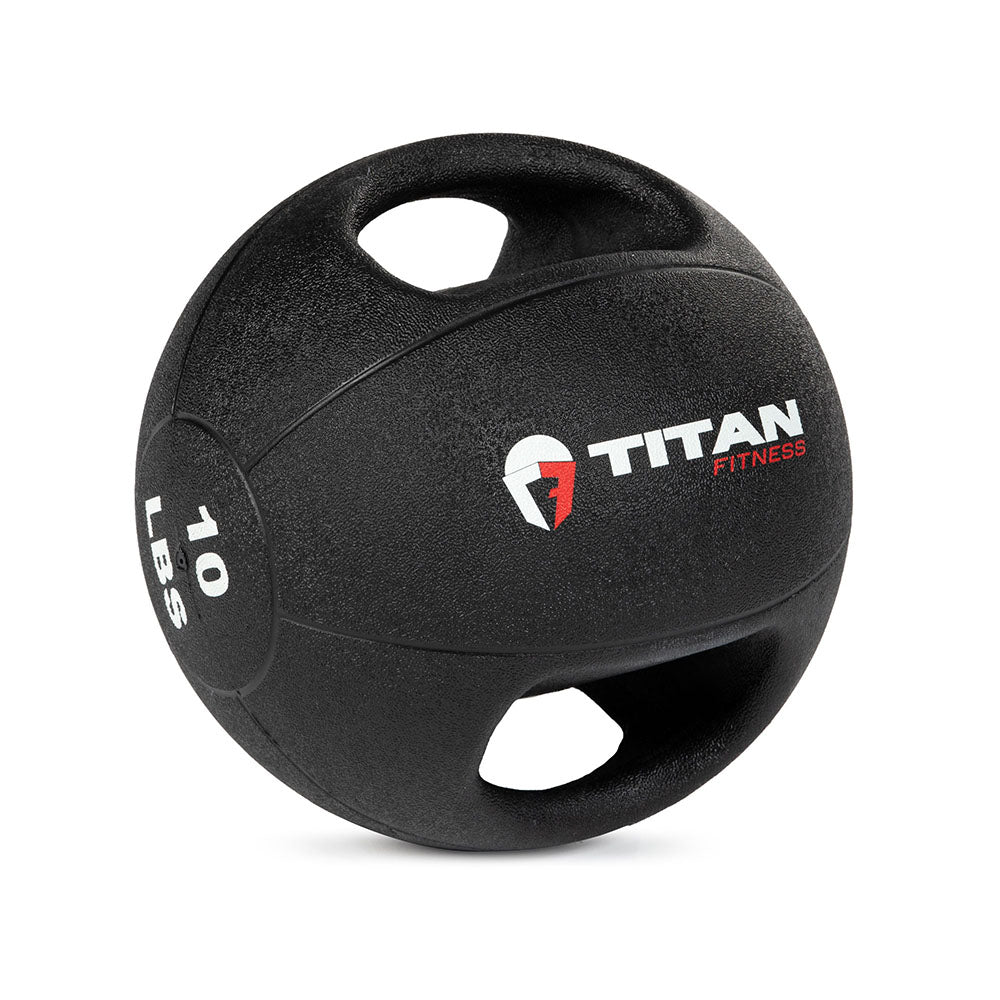 10 LB Dual Grip Medicine Ball
